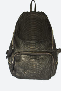 Стильный рюкзак из натуральной кожи питона