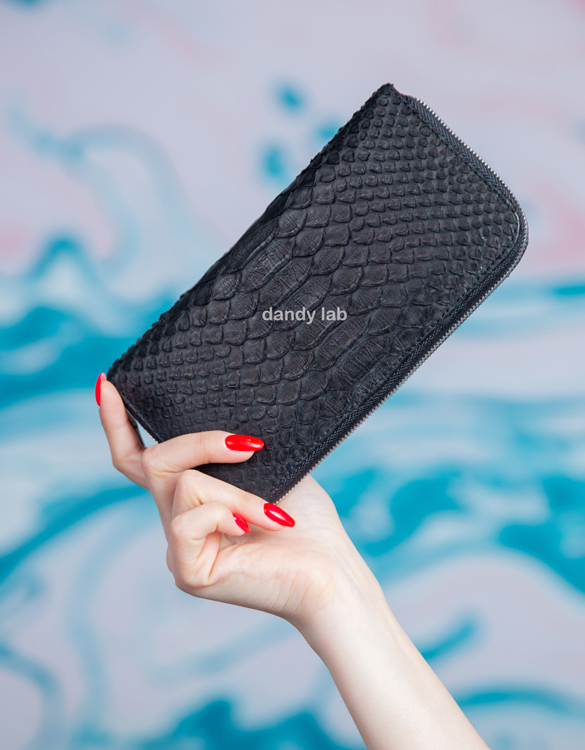 python leather wallet in moscow