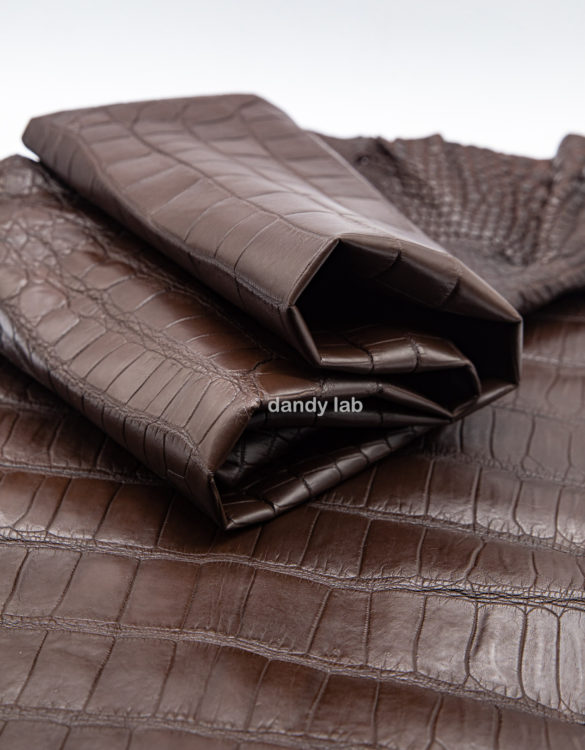 Genuine crocodile leather
